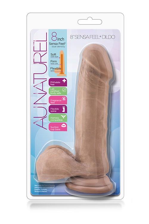 Dildo-au naturel 8inch sensa feel dildo latin