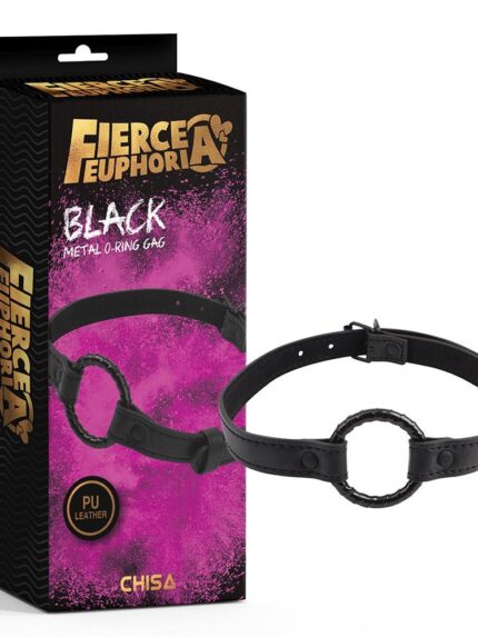 Knebel otwarty pierścień metalowy bdsm bondage sex