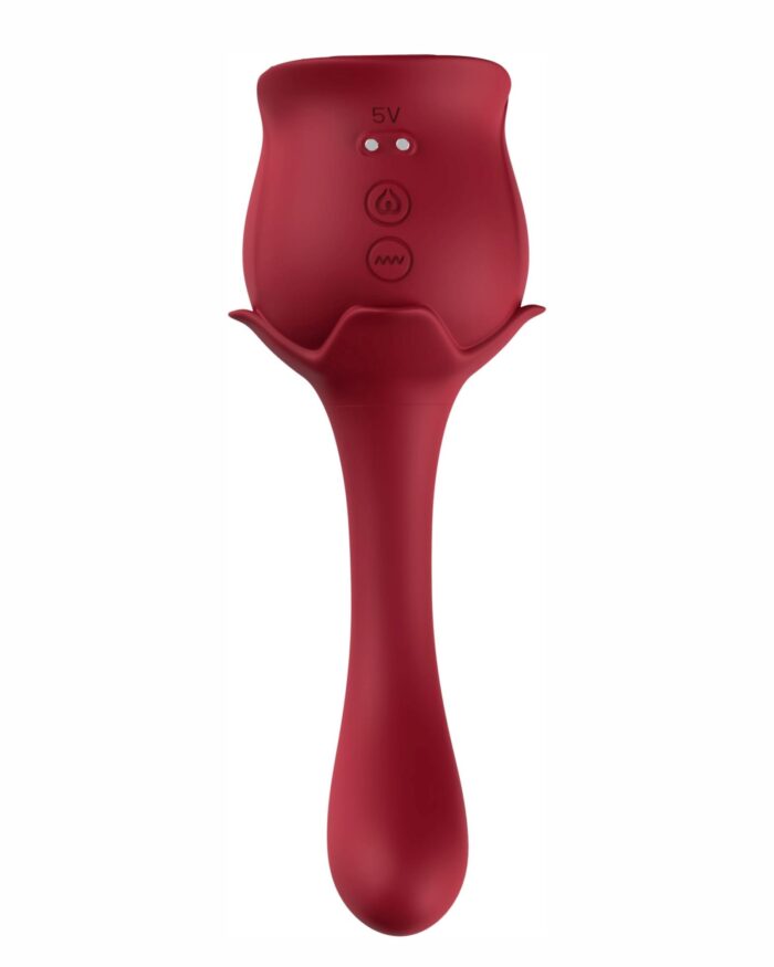 Masażer stymulator powietrzny z wibracjami różowy - obrazek 6