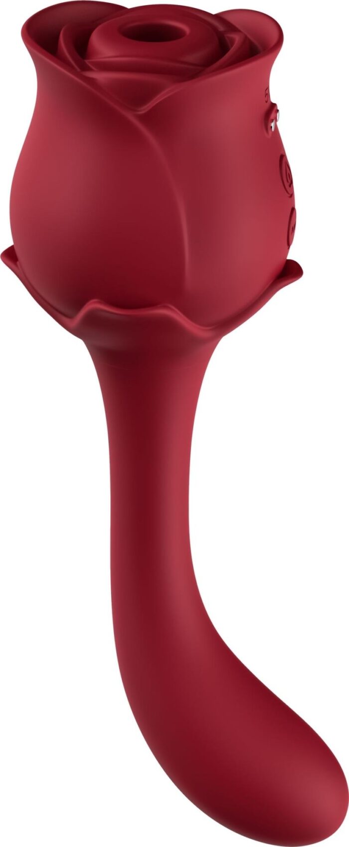 Masażer stymulator powietrzny z wibracjami różowy - obrazek 7