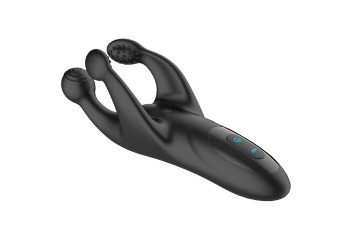 Masturbator -Tapping and vibrating penis stimulator - obrazek 3
