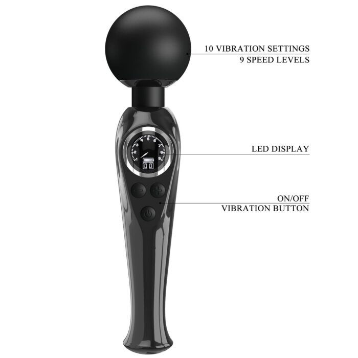 PRETTY LOVE - Skyler Black, 10 vibration functions 9 speed levels - obrazek 11