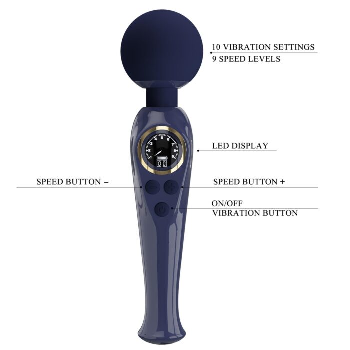 PRETTY LOVE - Skyler Blue, 10 vibration functions 9 speed levels - obrazek 10