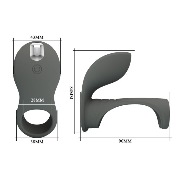 Pierścień na penisa PRETTY LOVE - Master ring, 7 vibration functions, Memory function - obrazek 6