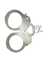 Kajdanki-śmieszna zabawka-kadank- metallic handcuffs - obrazek 4