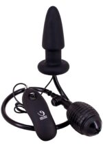 Dmuchany powiększany sex korek analny wibrujący - obrazek 3