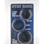 Komplet 3 pierścienie rozciągliwe na penisa jądra