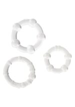 3 pierścienie zaciskowe erekcyjne na penisa zestaw - obrazek 3