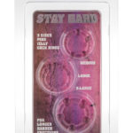 3 pierścienie zaciskowe erekcyjne na penisa zestaw