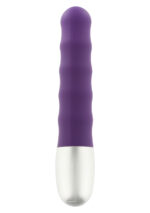 Wibrator-DISCRETION VIBE RIBBED PURPLE - obrazek 4