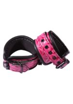 Kajdanki-SINFUL WRIST CUFFS PINK - obrazek 3