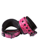Kajdanki-SINFUL WRIST CUFFS PINK - obrazek 4
