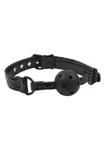 Knebel-SINFUL BALL GAG BLACK - obrazek 3