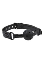 Knebel-SINFUL BALL GAG BLACK - obrazek 4