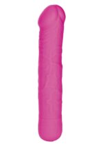 Wibrator klasyczny sztuczny penis silikon róż 17cm - obrazek 3