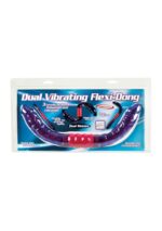 Wibrator-DUAL VIBRATING FLEXI-DONG PURPLE - obrazek 4