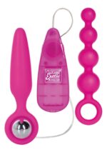 Plug/vibr-BOOTY CALL BOOTY VIBRO KIT PINK - obrazek 3