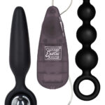 Plug/vibr-BOOTY CALL BOOTY VIBRO KIT BLACK