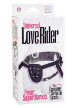 Uprząż skórzana z regulowanymi szelkami strap-on - obrazek 4