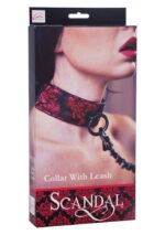 Wiązania-SCANDAL COLLAR WITH LEASH - obrazek 5
