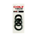 Pierścień-COLT 3 RING SET BLACK - obrazek 4