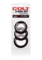 Pierścień-COLT 3 RING SET BLACK - obrazek 5