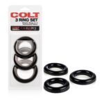 Pierścień-COLT 3 RING SET BLACK - obrazek 6