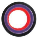 Zestaw 3 kolorowe silikonowe pierścienie na penisa - obrazek 4