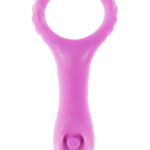 Pierścień-VIBRATING CLIT-STIM C-RING PURPLE