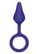 Korek analny plug z pętlą wtyczka sex analny 9cm - obrazek 4