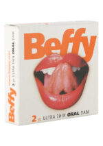 Prezerwatywy-BEFFY ORAL DAM (2 PCS) - obrazek 3