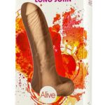 Długie dildo mocna przyssawka gruby trzon sex 23cm