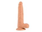 Długie dildo mocna przyssawka gruby trzon sex 23cm - obrazek 3