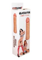 Miękka nakładka przedłużka na penisa cyberskóra - obrazek 3