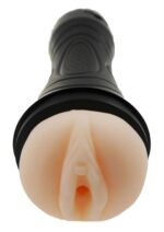 Wibrujący masturbator tuba realna cipka cyberskóra - obrazek 3