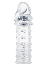 Pogrubiająca nakładka stymulująca wydłuża penisa - obrazek 4