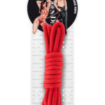 Wiązania-BONDAGE ROPE 3 METER RED