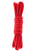 Wiązania-BONDAGE ROPE 3 METER RED - obrazek 4