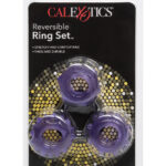Pierścień-REVERSIBLE RING SET PURPLE