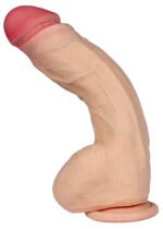 Dildo z kręgosłupem wyginane realistyczne sex 25cm - obrazek 10