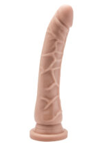 Smukłe zgrabne dildo z żyłami naturalny penis 20cm - obrazek 3