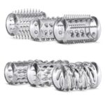 Zestaw 6 nakładek wypustki stymulacja na penisa - obrazek 4