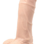 Gruby wibrator penis dildo z dużymi jądrami 17cm