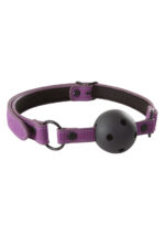 Knebel-LUST BONDAGE BALL GAG PURPLE - obrazek 3