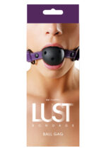 Knebel-LUST BONDAGE BALL GAG PURPLE - obrazek 5