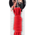 Wiązania-BONDAGE ROPE 5 METER RED