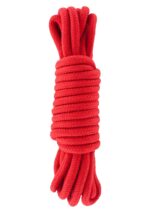 Wiązania-BONDAGE ROPE 5 METER RED - obrazek 3