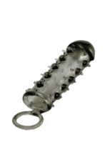 Sex nakładka na penisa z pierścieniem na jądra - obrazek 3