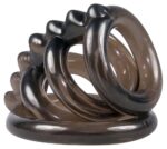 Poczwórny długi duży pierścień na penisa nakładka - obrazek 6