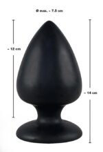Duży korek analny plug zatyczka silikonowa 14cm - obrazek 8